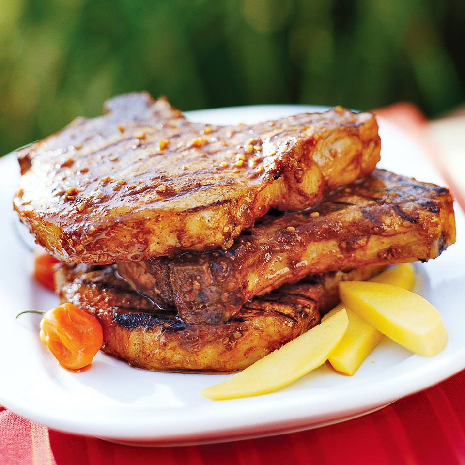 Spicy Grilled Pork Chops