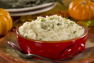 Parmesan Mashed Cauliflower