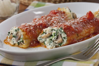 Spinach Manicotti