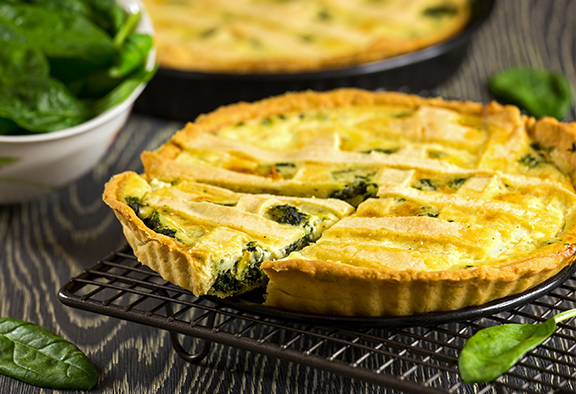 Low Sodium Spinach Quiche